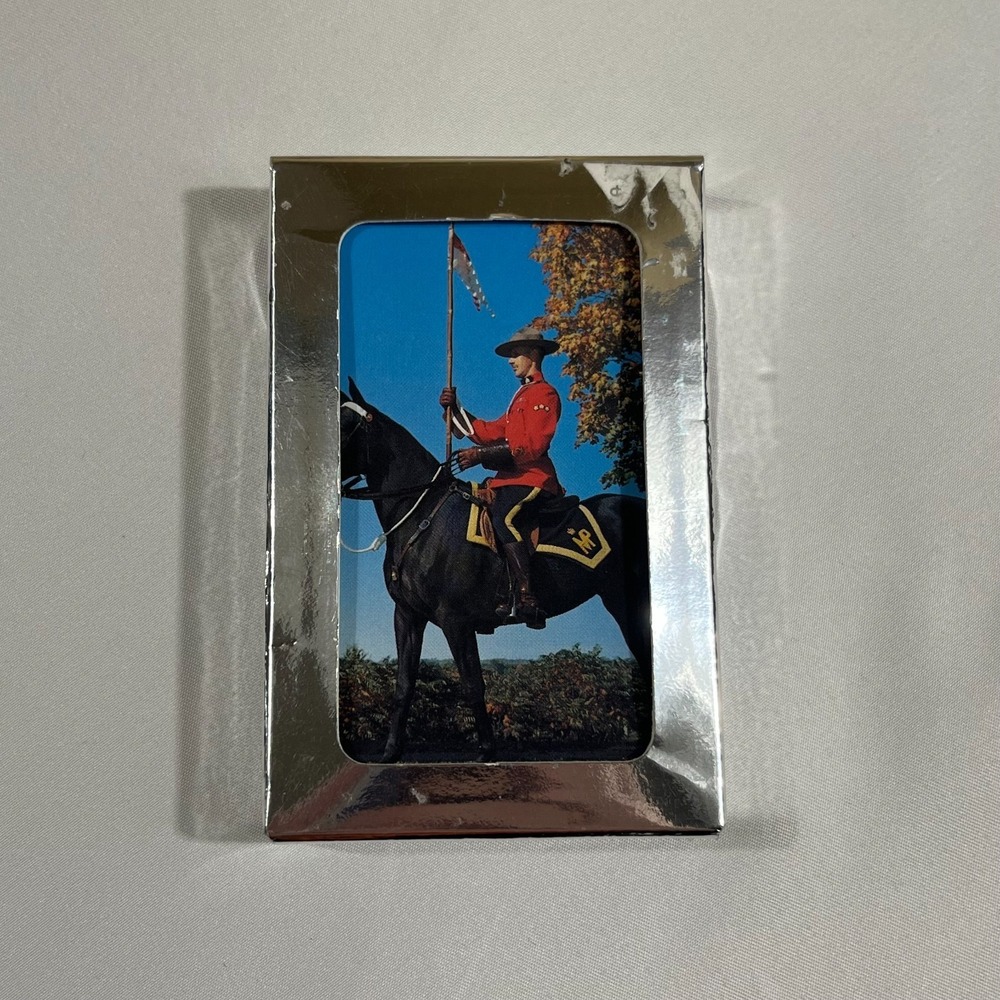 Vintage Canadian Mountie Playing Cards Deck RCMP Horse Souvenir Travel Canadiana